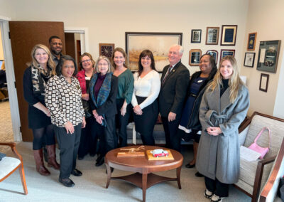 REALTORS® visit Richmond to advocate on issues impacting real estate and pose as a group with elected officials.