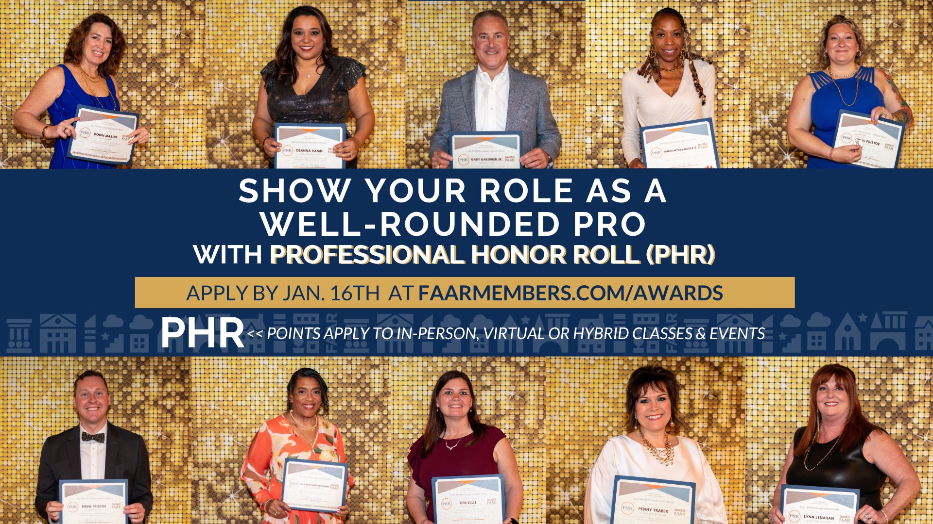 Professional Honor Roll PHR Deadline Extended