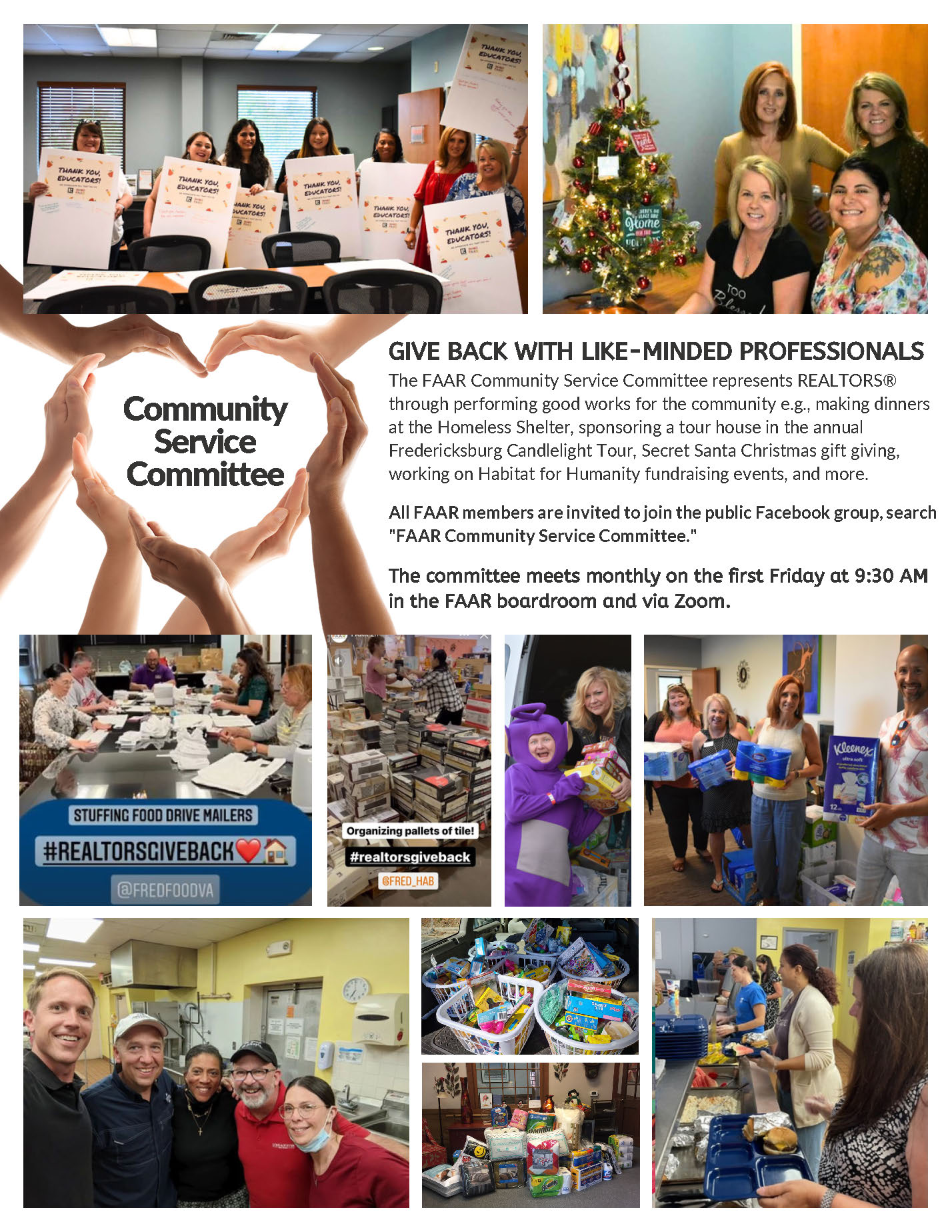 Join the Community Service Committee